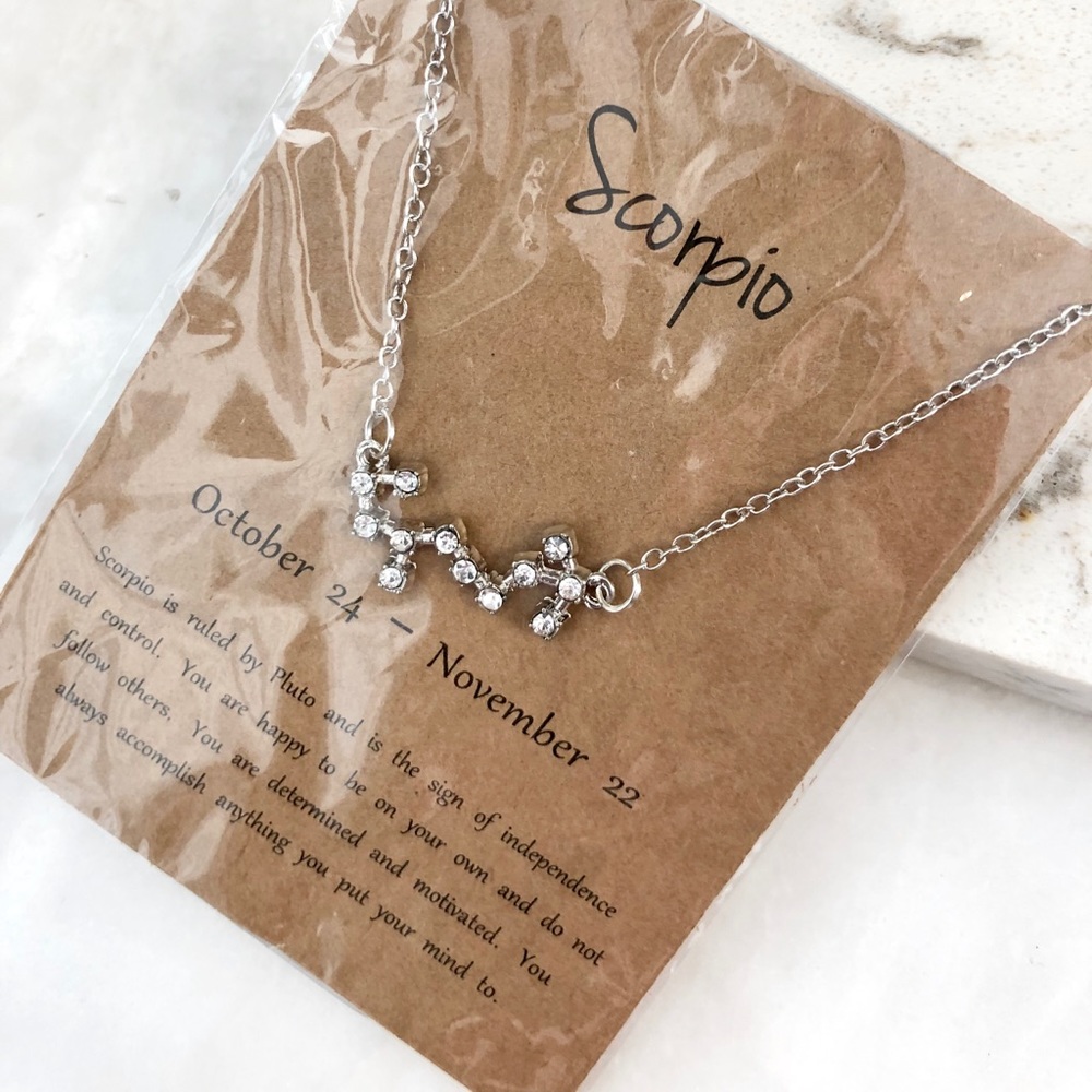 Zodiac Necklace - Scorpio ♏️